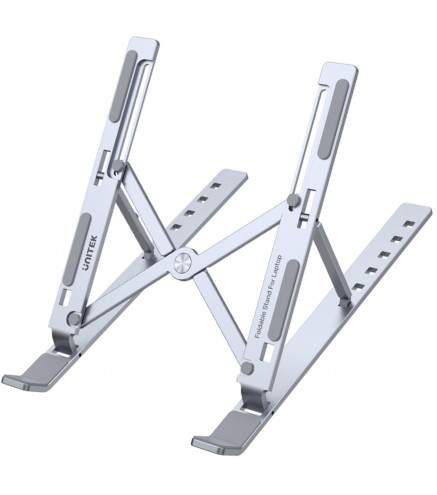 Unitek Podstawka pod laptopa, składana, aluminium