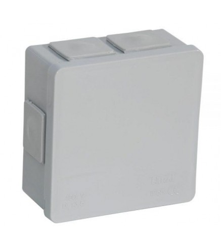 Puszka natynkowa pusta 6 wlotów VIPLAST VP-02 klik SZARA IP55 86x86x40mm 002-03