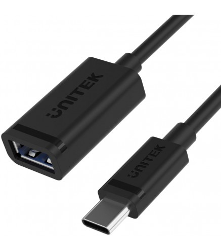 Unitek adapter USB Typ-C do USB AF 0,15m