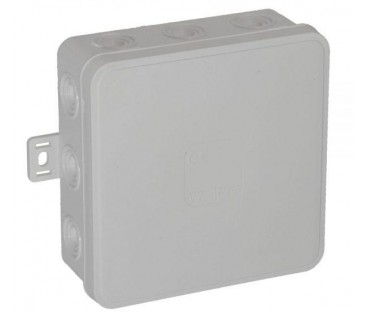 Puszka natynkowa pusta 12 wlotów VIPLAST V7 klik BIAŁA IP54 100x100x41mm 037-01