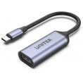 Unitek Adapter USB-C na HDMI 2.1 (8K 60Hz) szary 15cm V1416B