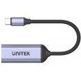Unitek Adapter USB-C na HDMI 2.1 (8K 60Hz) szary 15cm V1416B
