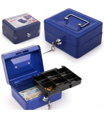 Kasetka metalowa RED EAGLE BOX-150 na pieniądze