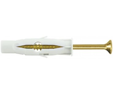 KOŁEK UNIWERSALNY RU-06045 6x35mm Z WKRĘTEM Z ŁBEM STOŻKOWYM 3,5x45mm 100szt.