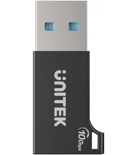 Unitek Adapter USB-A do USB-C 10Gbps czarny
