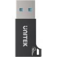 Unitek Adapter USB-A do USB-C 10Gbps czarny