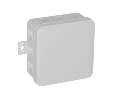 Puszka natynkowa pusta 12 wlotów VIPLAST V6 klik BIAŁA IP54 85x85x41mm 036-01