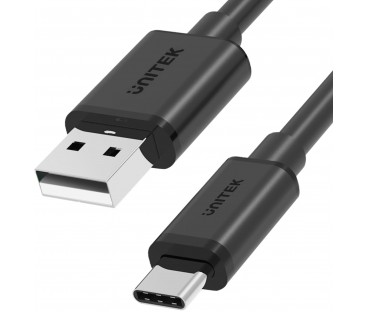 Unitek przewód USB-A - USB-C krótki 25cm Y-C480BK