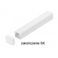 Osprzęt do listew elektroinstalacyjnych, zakończenie BIAŁY SK 25x18 (1szt.)