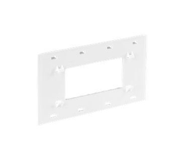 Support poczwórny 4M pod gniazda do listew elektroinstalacyjnych 90x60 lub 90x40 (1szt.)