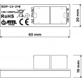 Adapter PoE ATTE SDIP-12-240
