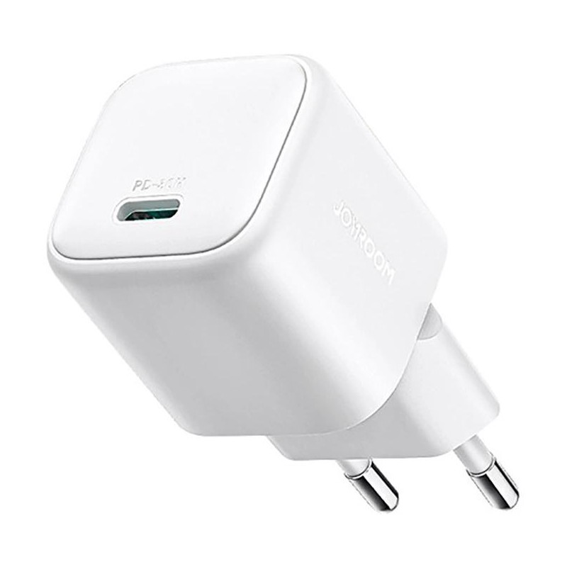 Ładowarka sieciowa Joyroom JR-TCG15 Mini 30W GaN USB-C biała