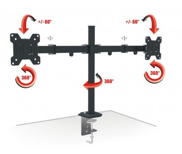 Uchwyt TV AX PIXEL TWIN 13"-27"