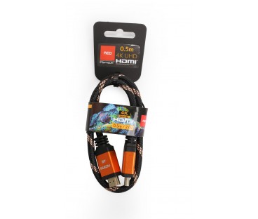 Kabel HDMI-HDMI Opticum RED 4K UHD - 0.5m (v2.0)