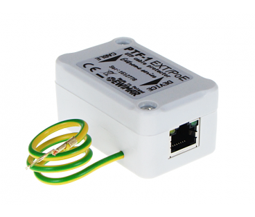 Zabezpieczenie przeciwprzepięciowe 1-kanałowe do kamer IP serii EXTREME EWIMAR PTF-51-EXT/PoE