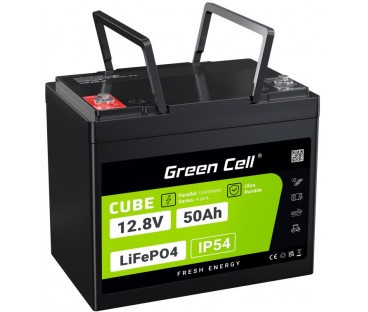 AKUMULATOR LITOWO-ŻELAZOWO-FOSFORANOWY LiFePO4 Green Cell Cube 12.8V 50Ah LFPGC12V50AH