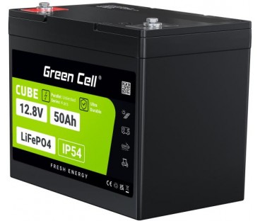 AKUMULATOR LITOWO-ŻELAZOWO-FOSFORANOWY LiFePO4 Green Cell Cube 12.8V 50Ah LFPGC12V50AH