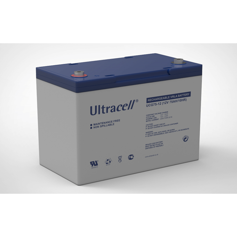 Akumulator AGM ULTRACELL UCG 12V 75Ah