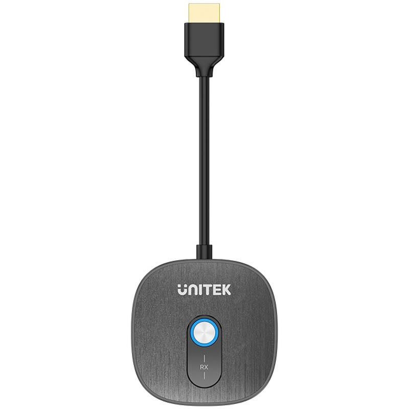 Unitek Dodatkowy odbiornik bezprzewodowy HDMI do nadajnika V1711A, czarny