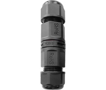 Konektor Mufa kablowa prosta z szybkozłączką IP68, 3x4mm2, 400V/20A OR-AE-13620