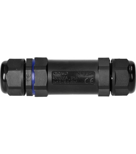 Konektor Mufa kablowa prosta IP68, M25, 3x6mm², 450V/30A OR-AE-13603