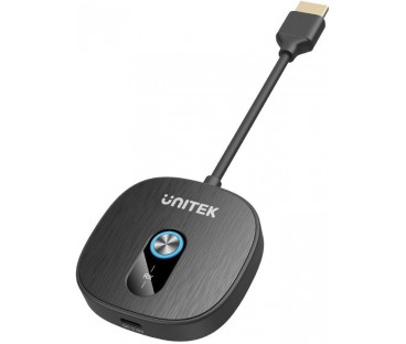 Unitek Dodatkowy odbiornik bezprzewodowy HDMI do nadajnika V1711A, czarny