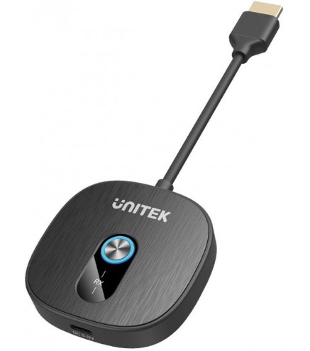 Unitek Dodatkowy odbiornik bezprzewodowy HDMI do nadajnika V1711A, czarny