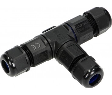 Konektor Mufa kablowa trójnik T IP68, 3x4mm², 450V/25A OR-AE-13602