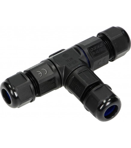 Konektor Mufa kablowa trójnik T IP68, 3x4mm², 450V/25A OR-AE-13602