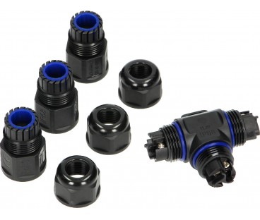 Konektor Mufa kablowa trójnik T IP68, 3x4mm², 450V/25A OR-AE-13602
