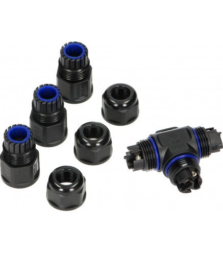 Konektor Mufa kablowa trójnik T IP68, 3x4mm², 450V/25A OR-AE-13602
