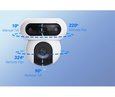 Kamera IP Ezviz HB90 z panelem solarny 8W dual 4MP+4MP Wi-Fi AOV