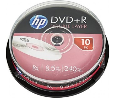 Płyty DVD+R DL Verbatim HP cake box (10szt)