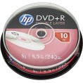 Płyty DVD+R DL Verbatim HP cake box (10szt)