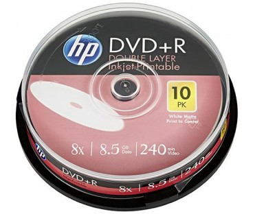 Płyty DVD+R DL Verbatim HP Printable cake box (10szt)