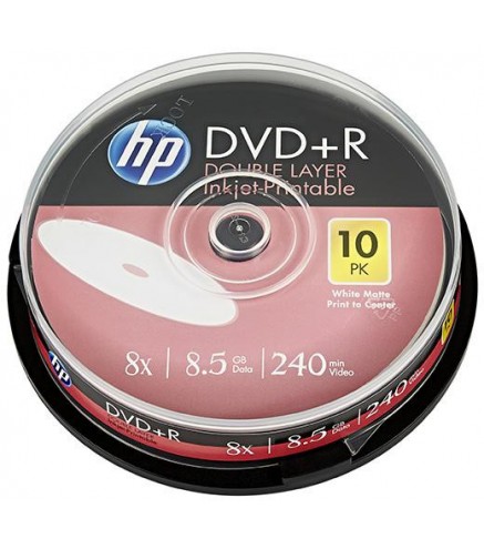 Płyty DVD+R DL Verbatim HP Printable cake box (10szt)