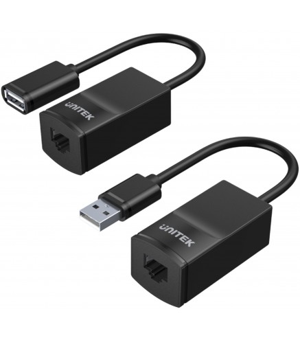 Przedłużacz USB Unitek Y-UE01001 do 60m pod kabel kat.5e