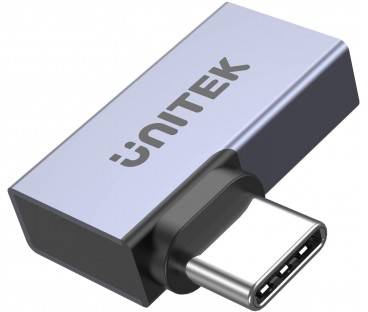 Unitek Adapter USB-C na USB-C kątowy płaski