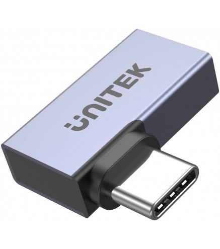 Unitek Adapter USB-C na USB-C kątowy płaski