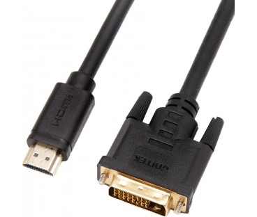 Unitek Adapter dwukierunkowy HDMI do DVI kabel 2m