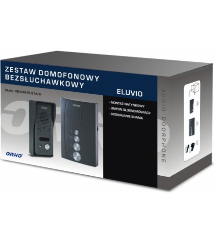 DOMOFON ORNO OR-DOM-RE-914/B CZARNY