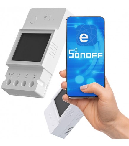SONOFF POW Elite | POWR320D | Przekaźnik Wifi z funkcją pomiaru zużycia prądu i mocy
