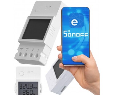 SONOFF POW Elite | POWR320D | Przekaźnik Wifi z funkcją pomiaru zużycia prądu i mocy