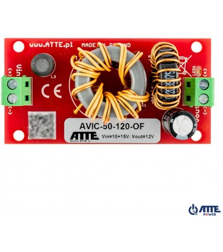 PRZETWORNICA ATTE DC/DC AVIC-50-120-OF 10-15V 50W 4A
