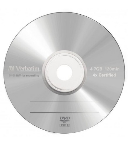 Płyty DVD-RW Verbatim SERL jewel box (5szt)