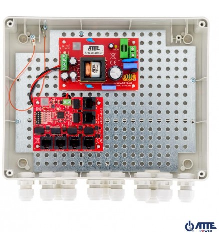 SWITCH ZEWNĘTRZNY 5-PORTOWY POE DO 5 KAMER IP ATTE IP-5-11-L2