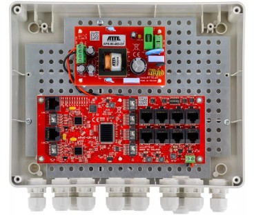 SWITCH ZEWNĘTRZNY 8-PORTOWY POE DO 8 KAMER IP ATTE IP-8-20-L2