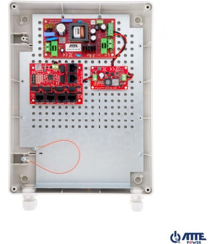 SWITCH POE 5-PORTOWY Z ZASILANIEM BUFOROWYM ATTE IPUPS-5-11-XL2