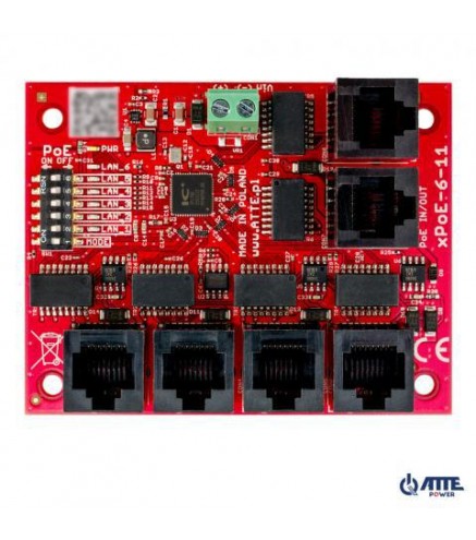 SWITCH 5-PORTOWY POE ATTE xPoE-6-11-OF