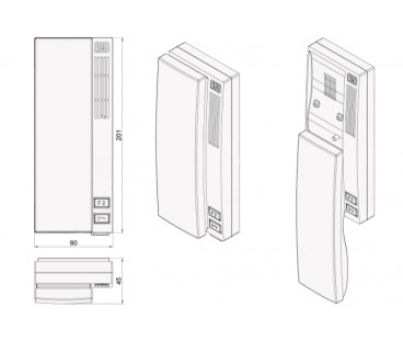 ACO INS-UP720B UNIFON - hold, 1-przycisk